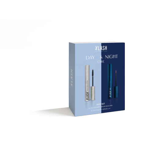 XLASH DAY & NIGHT CARE: XLASH MAX (6 ml) + XLASH GROWTH SERUM MASCARSA