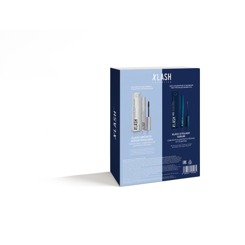 XLASH DAY & NIGHT CARE: XLASH MAX (6 ml) + XLASH GROWTH SERUM MASCARSA