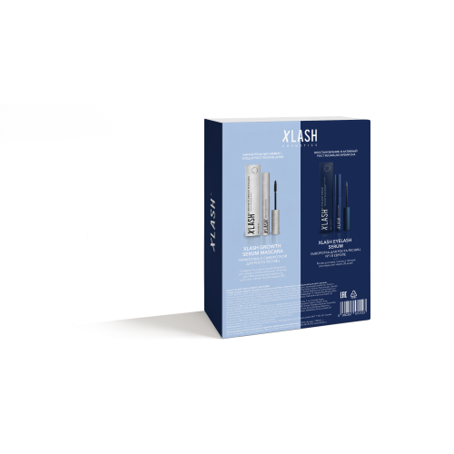 XLASH DAY & NIGHT CARE: XLASH 3 ml + XLASH GROWTH SERUM MASCARSA